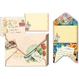 Tea and Cakes Romantic Mini Notepads with Magnet, Punch Studio