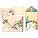 Tea and Cakes Romantic Mini Notepads with Magnet, Punch Studio