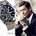 Men Watches,SMTSMT Men's Business Stainless Steel Band Machinery Quartz Watch