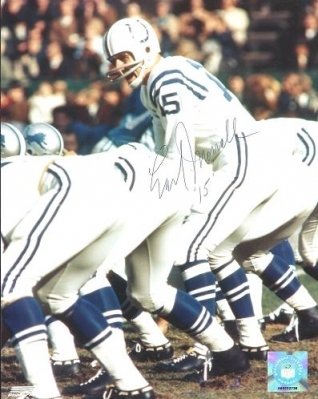 Earl Morrall Autographed Baltimore Colts 8x10 Photo