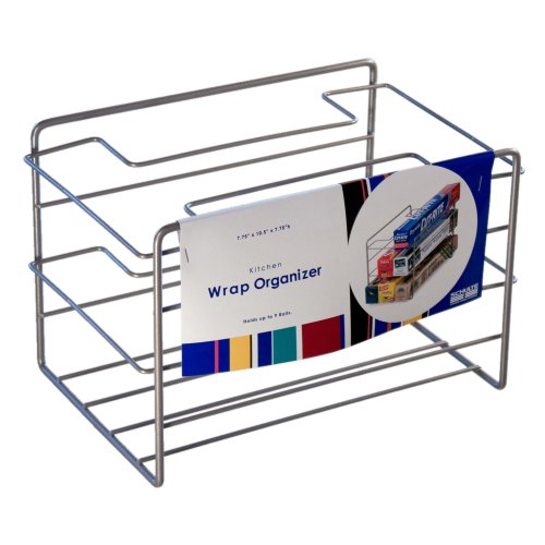 Kitchen : Schulte Kitchen Wrap Organizer Nickel