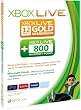 Xbox LIVE 12 month Gold membership plus 800 Microsoft Points