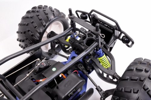 Imagen 10 de Amewi 22089 Monstertruck Big Foot - Camión radio control (28 cc, 2,4 GHz, escala 1:5, RTR) [importado de Alemania]