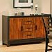 Steve Silver Abaco Buffet Sideboard in Cherry and Mahogany