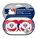 NFL and MLB Baby Fanatics Pacifier (2 Pack) (MLB boston Red Sox) by Baby Fanatic [並行輸入品]