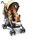 MARCO Sky Longhorn, sklh-tlo, ALU-Buggy, Kinderwagen f&uuml;r zwei Kinder, mit universal verstellbaren Schiebegriffen, inkl. Regenverdeck
