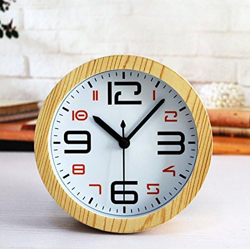JinRou Nature of wood stylish Creative Brief about digital alarm clock table-stand clocks office study