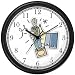 All Products : Academy Acting Actor Award Wall Clock by WatchBuddy Timepieces (Black Frame)