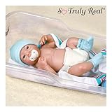 Click for larger image and other views for Dear, Dear Baby Collectible Lifelike Baby Boy Doll So Truly Real