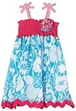 IMAGE OF Rare Editions Girls 2-6X Floral Sun Dress,Turquoise,4