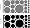 Set of 130 Sky Blue and Brown Polka Dots Circles Wall Decor Graphic Vinyl Lettering Mural Decal Stickers Kit Peel and Stick Appliques Image 2