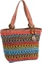Cappelli Crochet Toyo Bag,Spice,one size