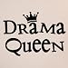Drama Queen 10x15 wall sayings vinyl wall quotes vinyl lettering vinyl wall art