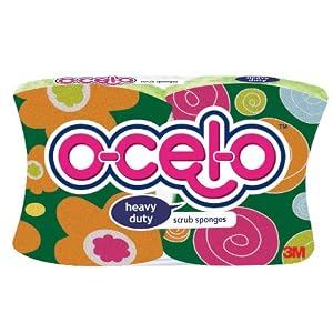 3M O-Cel-O 8163-T Heavy Duty Scrub Sponge, 1-Pack