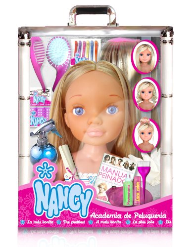 Imagen 2 de Famosa Nancy Escuela de peluquería - Busto de muñeca con set de peluquería