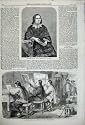 1859 Portrait Miss Edith Haraud Chinese Artist Painting