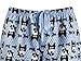 Leisureland Women's Bow Wow! Dog Cotton Pajama Flannel Boxer Shorts
