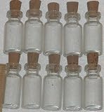 CLEAR, LITTLE, STORAGE BOTTLES, with, CORKS, 60, NEW, SMALL, MINIATURE, GLASS BOTTLES, MINI, for, small quantities, BOTTLE, is 1-7/16" TALL x 1/2" WIDE, 60, BOTTLES, &, 60, CORKS, Great for Doll Houses, Nice, Storage, Container, for small quantities of items # Great Storage Containers for Gold Nuggets # Can be used for a necklace. SMALL bottle, has unlimited uses, Perfume bottle, storage bottle, f