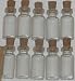 CLEAR, LITTLE, STORAGE BOTTLES, with, CORKS, 60, NEW, SMALL, MINIATURE, GLASS BOTTLES, MINI, for, small quantities, BOTTLE, is 1-7/16 TALL x 1/2 WIDE, 60, BOTTLES, &, 60, CORKS, Great for Doll Houses, Nice, Storage, Container, for small quantities of items # Great Storage Containers for Gold Nuggets # Can be used for a necklace. SMALL bottle, has unlimited uses, Perfume bottle, storage bottle, for gold nuggets when panning for gold, maybe used as a necklace, small gemstone bottle, spice bottle, sand art. The possibilities are unlimited