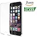 oyzmax [2 Pack Tempered Glass Screen Protector, 0.3mm 9H Anti Fingerprint, Anti-Scratch Bubble-Free for iPhone 6 Plus 6S Plus 7 Plus 8 Plus