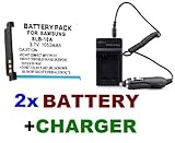 Neewer NEW 2X SLB-10A LI-ION BATTERY for SAMSUNG Camera ES55, HZ10W, HZ15W, ....