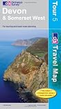 Devon and Somerset West (OS Travel Map - Tour and Tourist)