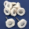10 Cotton Polishing Set Fits Dremel Rotary Tools 1"