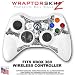 Chrome Skull on White Skin by WraptorSkinz TM fits XBOX 360 Wireless Controller (CONTROLLER NOT INCLUDED)