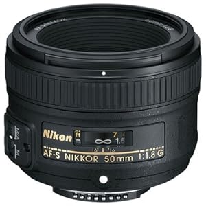 Nikon 50mm f/1.8G AF-S NIKKOR FX Lens for Nikon Digital SLR Cameras