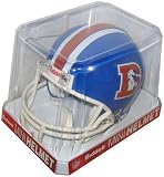 Denver Broncos Throwback NFL Replica Mini Football Helmet From Riddell (Blue with Big D, 1975 - 199