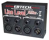 Ebtech LLS-2-XLR Line Level Shifter 2-Channel Box with XLR Jacks