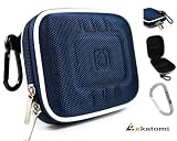 Blue Hard Case for your Kodak Zi6, Zi8 Digital Camera + An Ekatomi Hook.