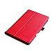 Fintie Folio Case for Acer Iconia One 7 B1-730HD Tablet Premium Vegan Leather Slim Fit Stand Cover With Stylus Holder - Red