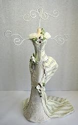 Victorian Tea Party Dress Mannequin Jewelry Stand