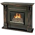 Ashley Ventless Fireplace - Blackwash