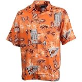 Reyn Spooner Oklahoma State Cowboys Tropical Scenic College Button-Up Shirt