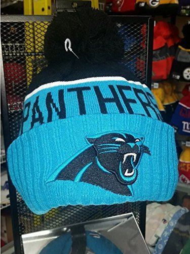 Men's New Era NFL 2015 Carolina Panthers Sport Knit Hat Blue/Black Size One Size