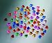 Schmuck-Steine Herzen 75 St. 10 x 9 mm