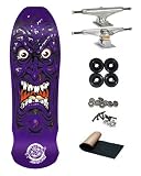 Santa Cruz Roskopp Purple Face Re-Issue 9.5 Old School Skateboard Deck 169mm Independent Trucks 70mm Wheels