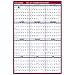 AT-A-GLANCE Wall Calendar 2017, Erasable, Reversible, Academic/Regular Year, 24 x 36