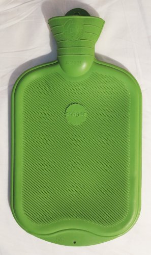 Sänger Rubber Hot Water Bottle - Made in Germany - 2 Litres (Green)