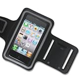 Axstyle スタイリッシュ スポーツアームバンド for iPhone4S,iPhone4,iPhone3G,iPhone3GS キーポケット付 ブラック Amazon限定 オリジナルモデル