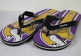 Minnesota Vikings NFL Unisex Big Logo Flip Flops