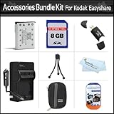 8GB Accessories Bundle Kit For Kodak EasyShare Touch M583 M580 M575 M550 M5 ....