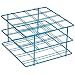 Bel-Art Scienceware 187940001 Blue Epoxy-Coated Steel Poxygrid 50mL Centrifuge Tube Rack, 6-1/8" Length x 5-7/8" Width x 3-1/2" Height, 16 Places