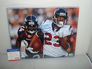 Arian Foster Signed 11x14 Photograph, Houston Texans, PSA/DNA