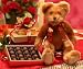 Valentine Chocolates with Plush Valentine Teddy Bear