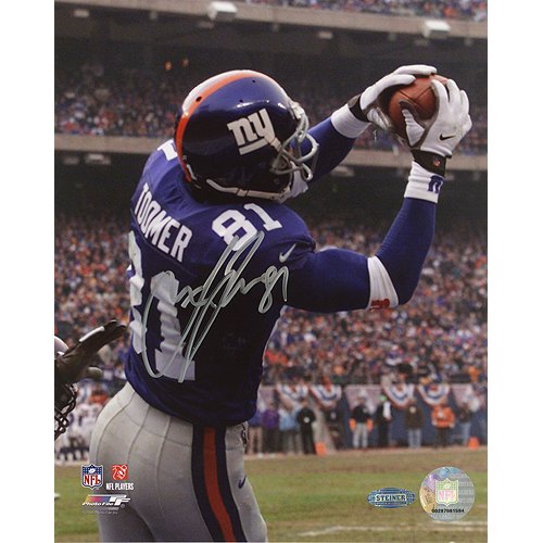 Steiner Sports NFL Amani Toomer 2000 NFC Championship Game TD Autographed 8-by-10-Inch Photograph