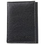 Chisco Distressed Tri Fold Wallet - Black