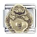 Golden Italian Charm Bracelet Laughing Buddha Religious